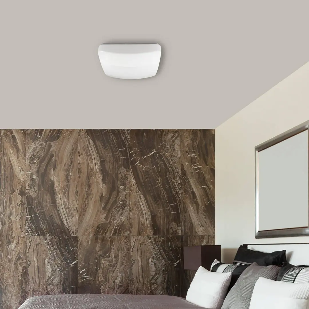 Müller-Licht LED-Deckenleuchte Reva 30 Square, weiß, Kunststoff, Stahl