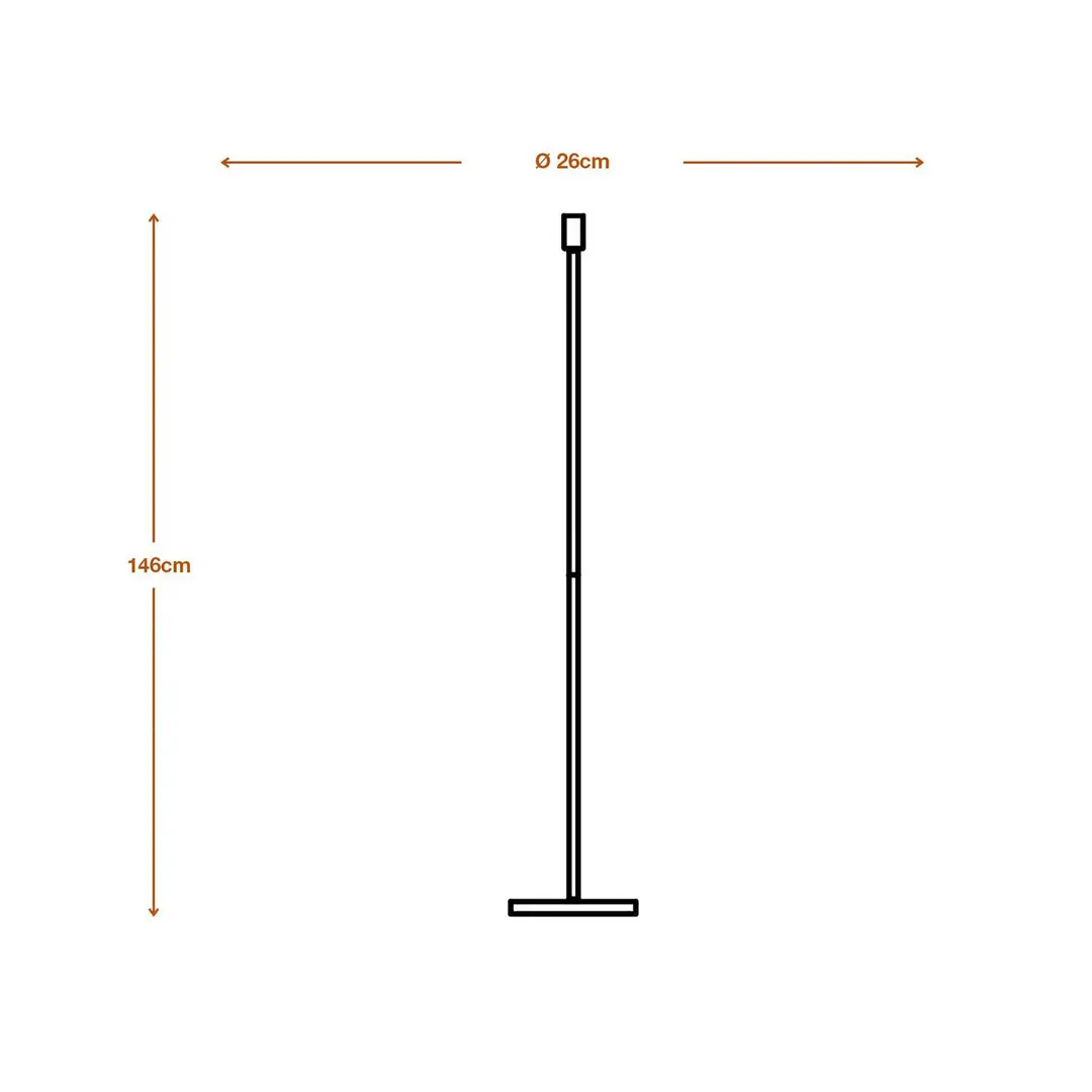 OSRAM Stehlampe DECOR STICK, dunkelgrau, Höhe 146 cm 1 x E27