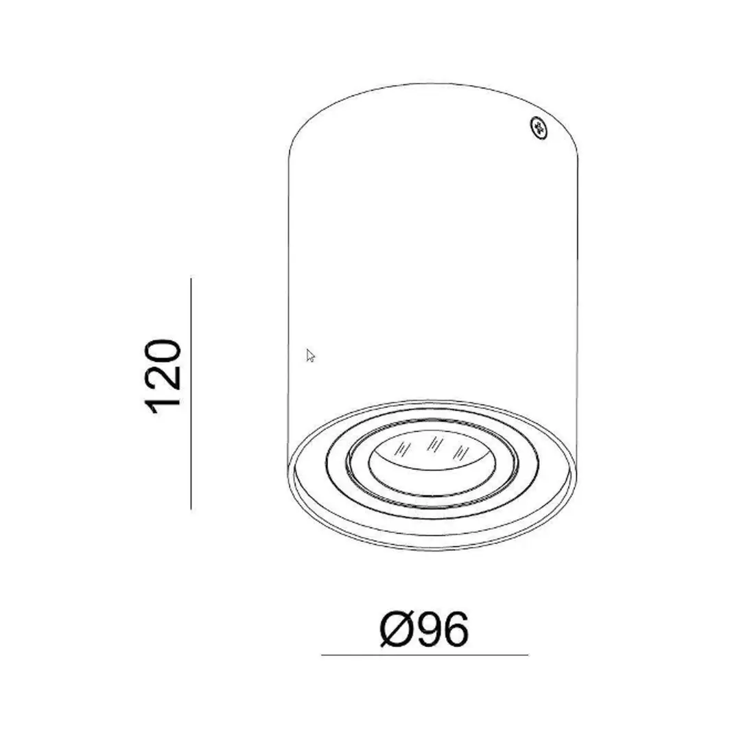 Deko-Light Deckenspot Bengala, weiß, Ø 9,6 cm, dreh- und schwenkbar