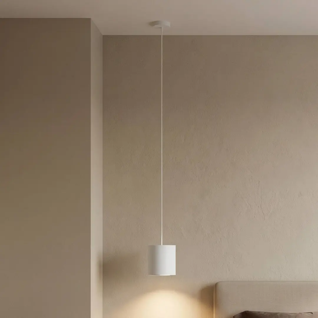Nowodvorski Lighting Hängeleuchte Point Duo, weiß, Stahl, Ø 13 cm, GU10