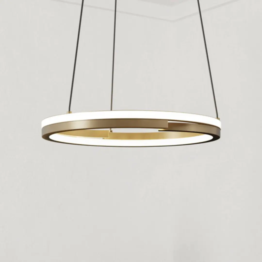EGLO LED-Hängeleuchte MEZZOMONTE, bronze, Ø 48 cm, CCT
