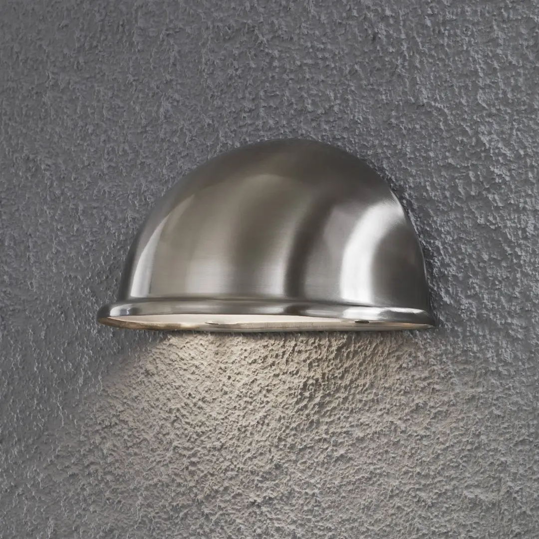 Konstsmide Außenwandleuchte Torino E14, Edelstahl