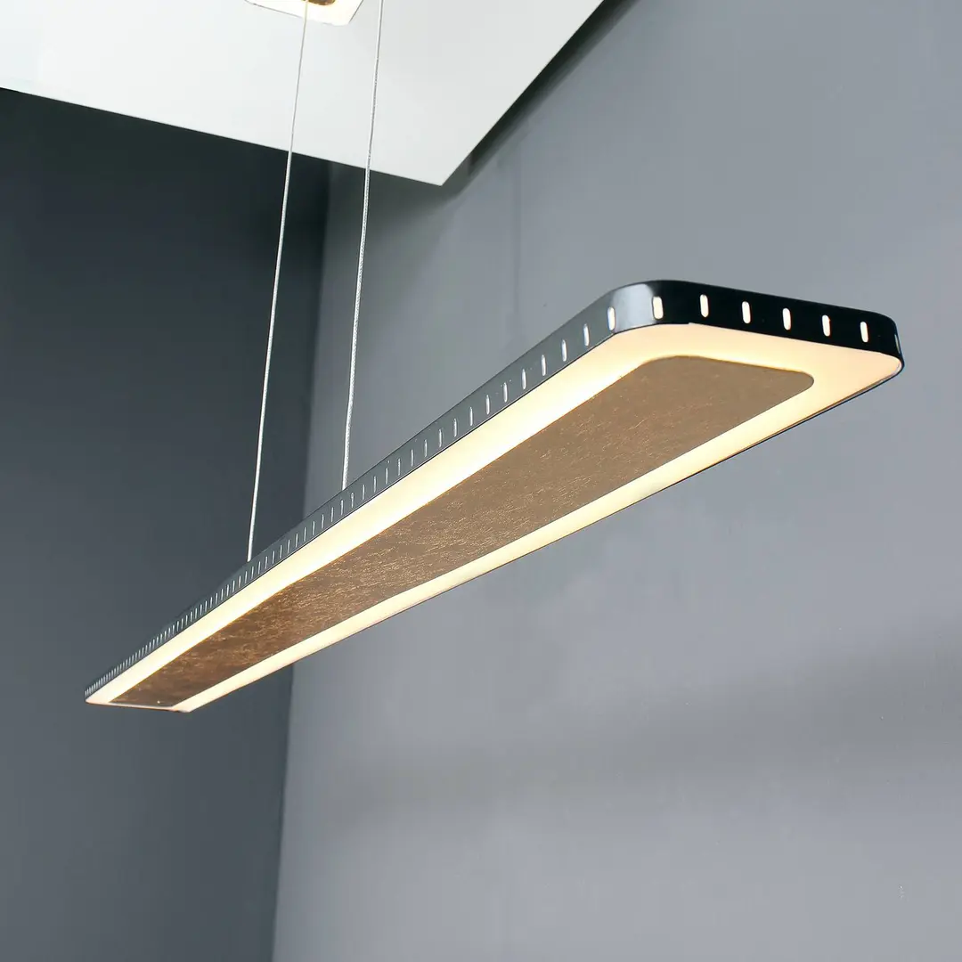 Eco-Light LED-Hängeleuchte Solaris 3-Step-dim gold 120 cm