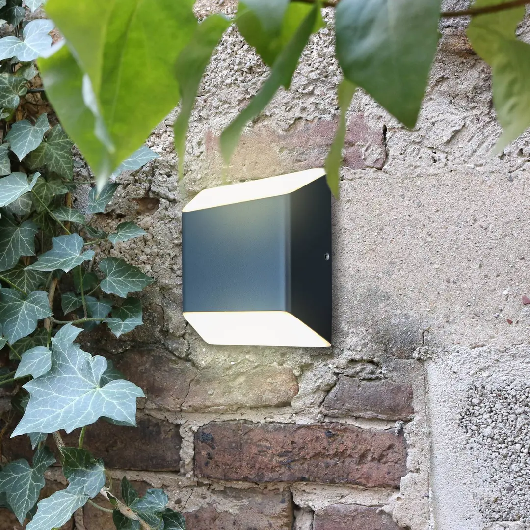 Eco-Light LED-Außenwandleuchte Floyd Up-/Downlight anthrazit