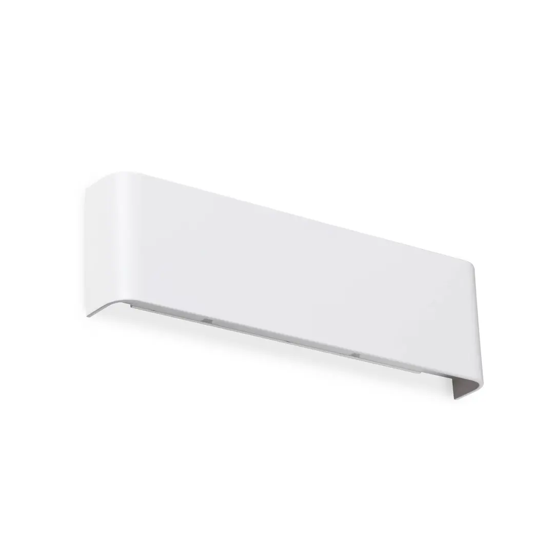 Ideal Lux LED-Wandleuchte Delta, weiß, Breite 30 cm, 3.000 K