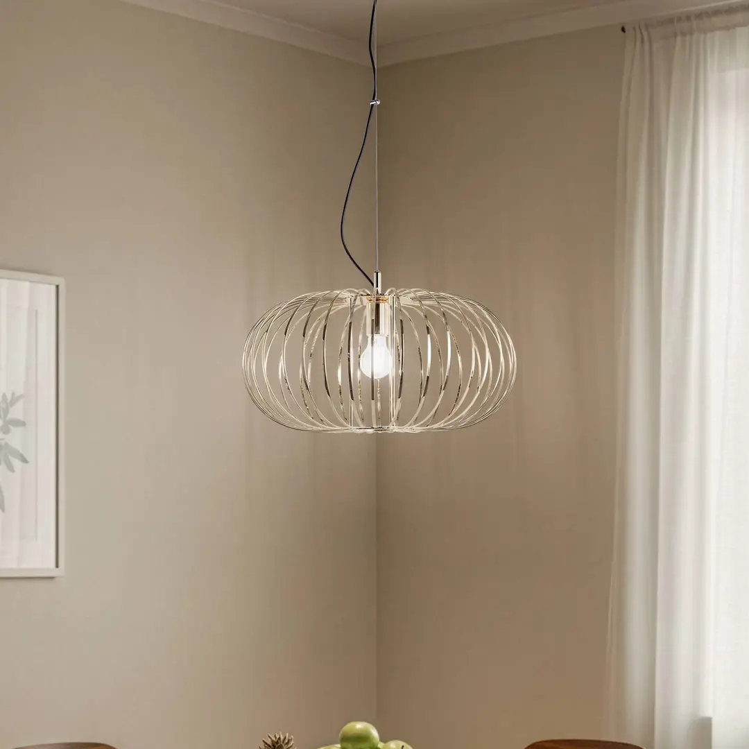 Domiluce Hängeleuchte Globe, Ø 51 cm, goldfarben, 1-flammig, E27