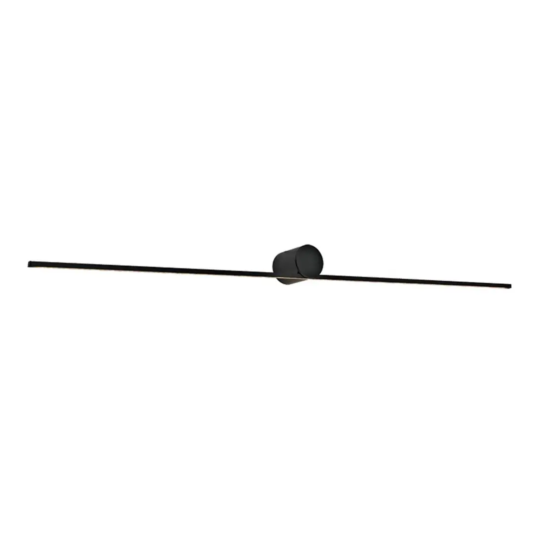 Zambelis LED-Bad-Wandleuchte 20146 sandschwarz Breite 90 cm