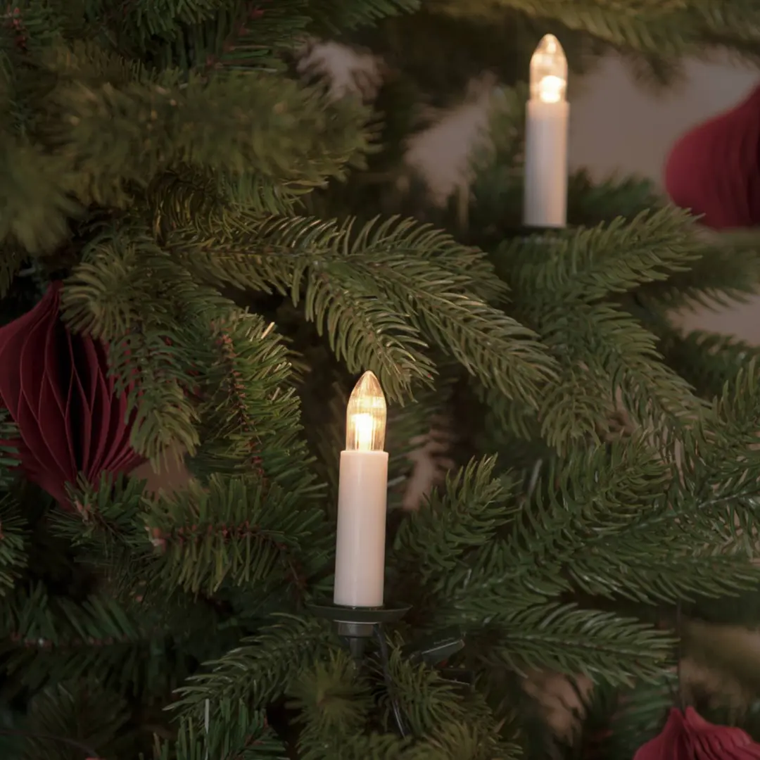 Konstsmide Christmas LED-Lichterkette Topbirnen IP20 amber 16-flammig