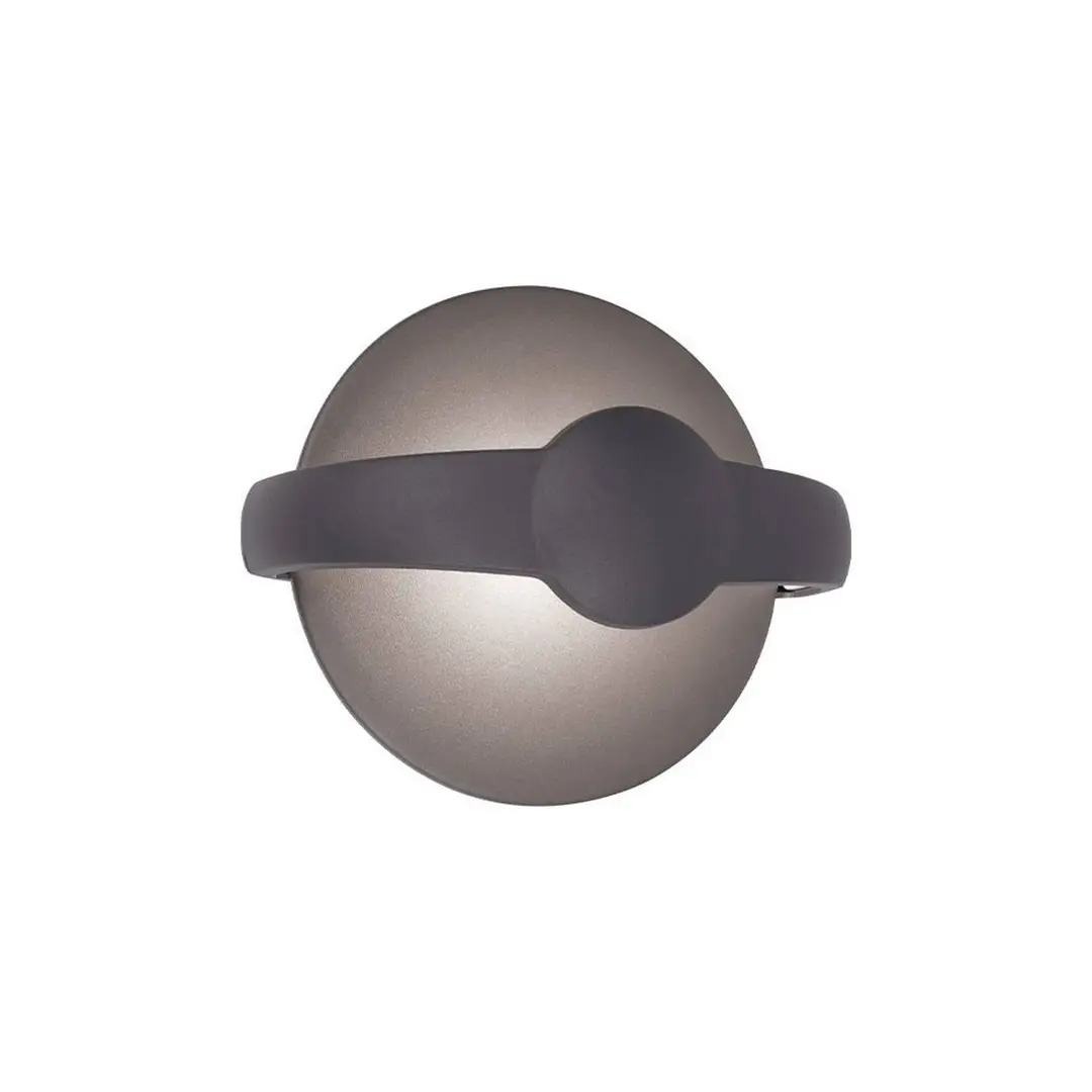 Viokef LED-Außenwandlampe Mayorka, dunkelgrau, Breite 22 cm, IP65