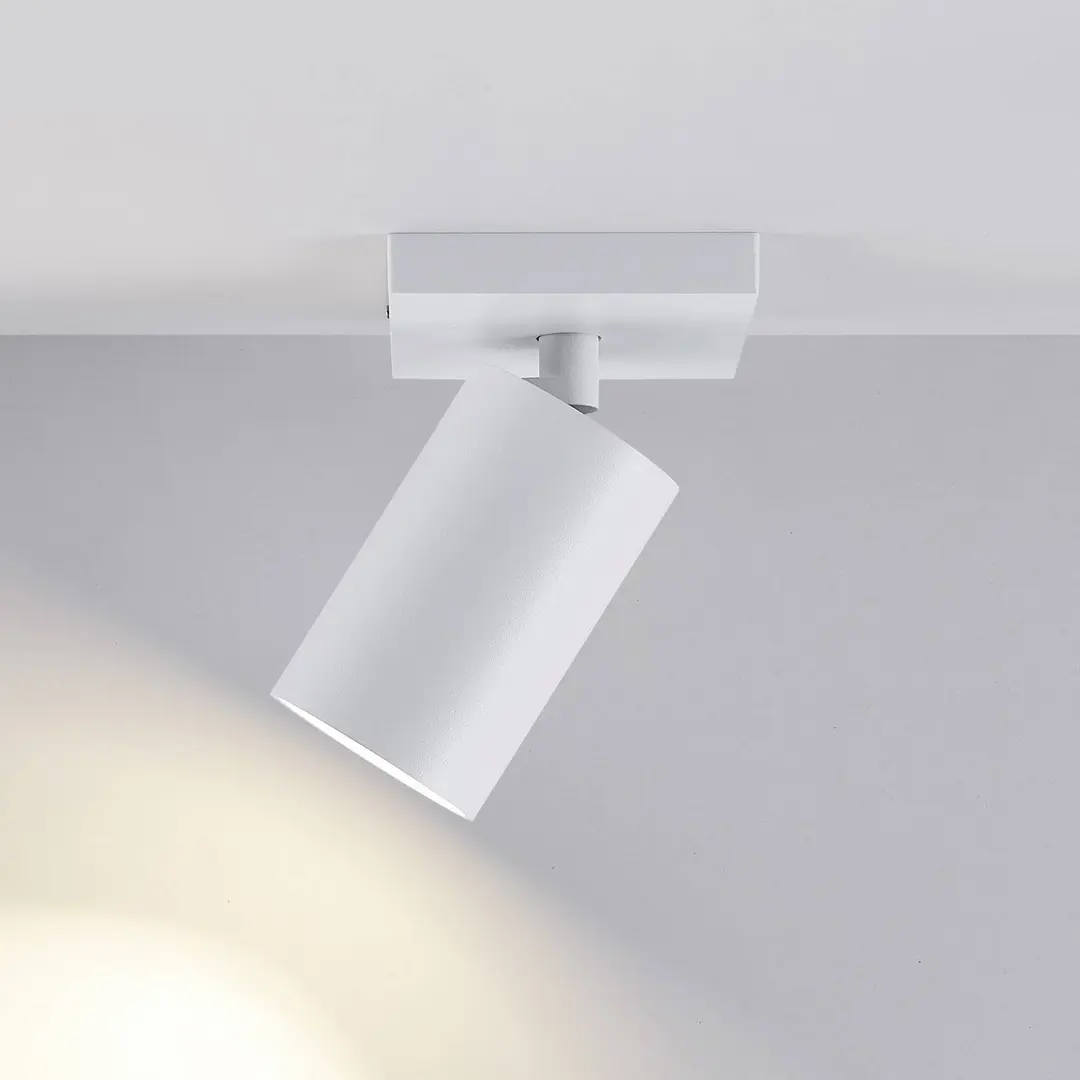 Deko-Light Deckenspot CAN TILT, weiß, 11 x 9 cm, 1-flammig, Metall GU10