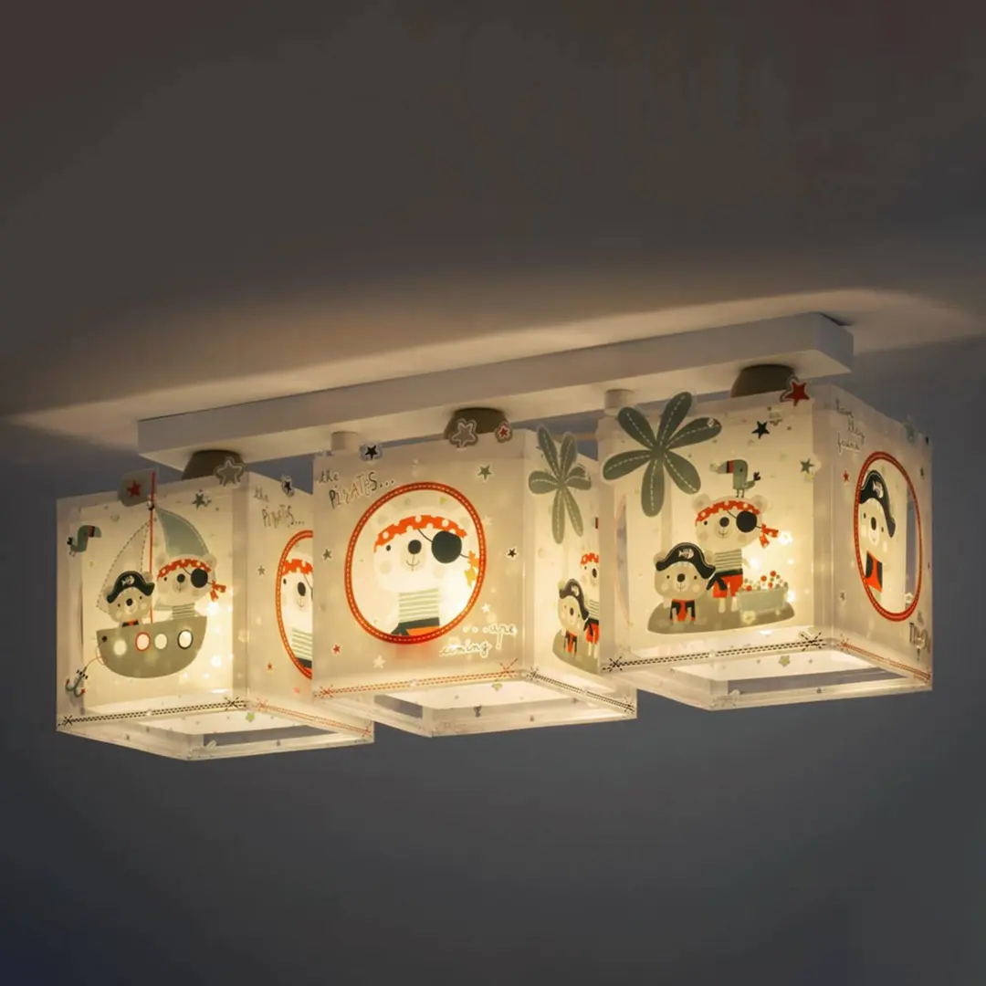 Dalber Dreiflammige Deckenlampe Pirates fürs Kinderzimmer
