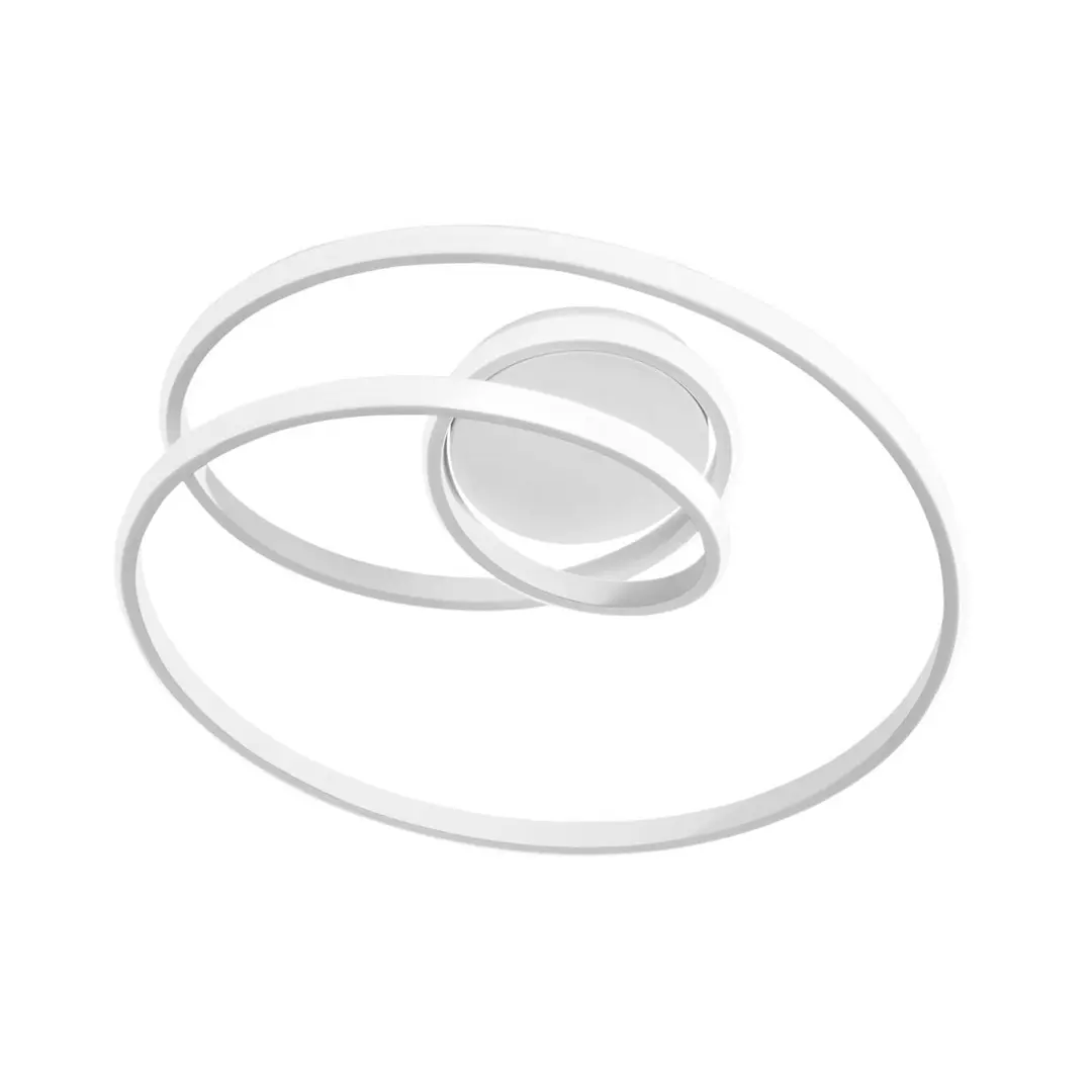 Luce Ambiente Design LED-Deckenlampe COASTER weiß, Länge 50 cm, Metall, CCT