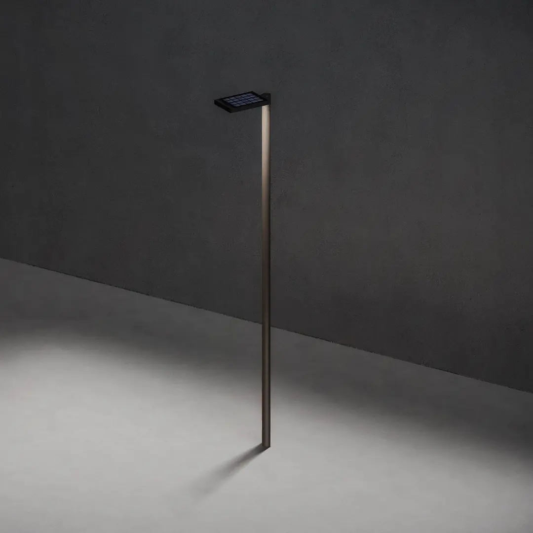 KLEWE LED-Solarleuchte LINK ohne Mast, anthrazit, IP65