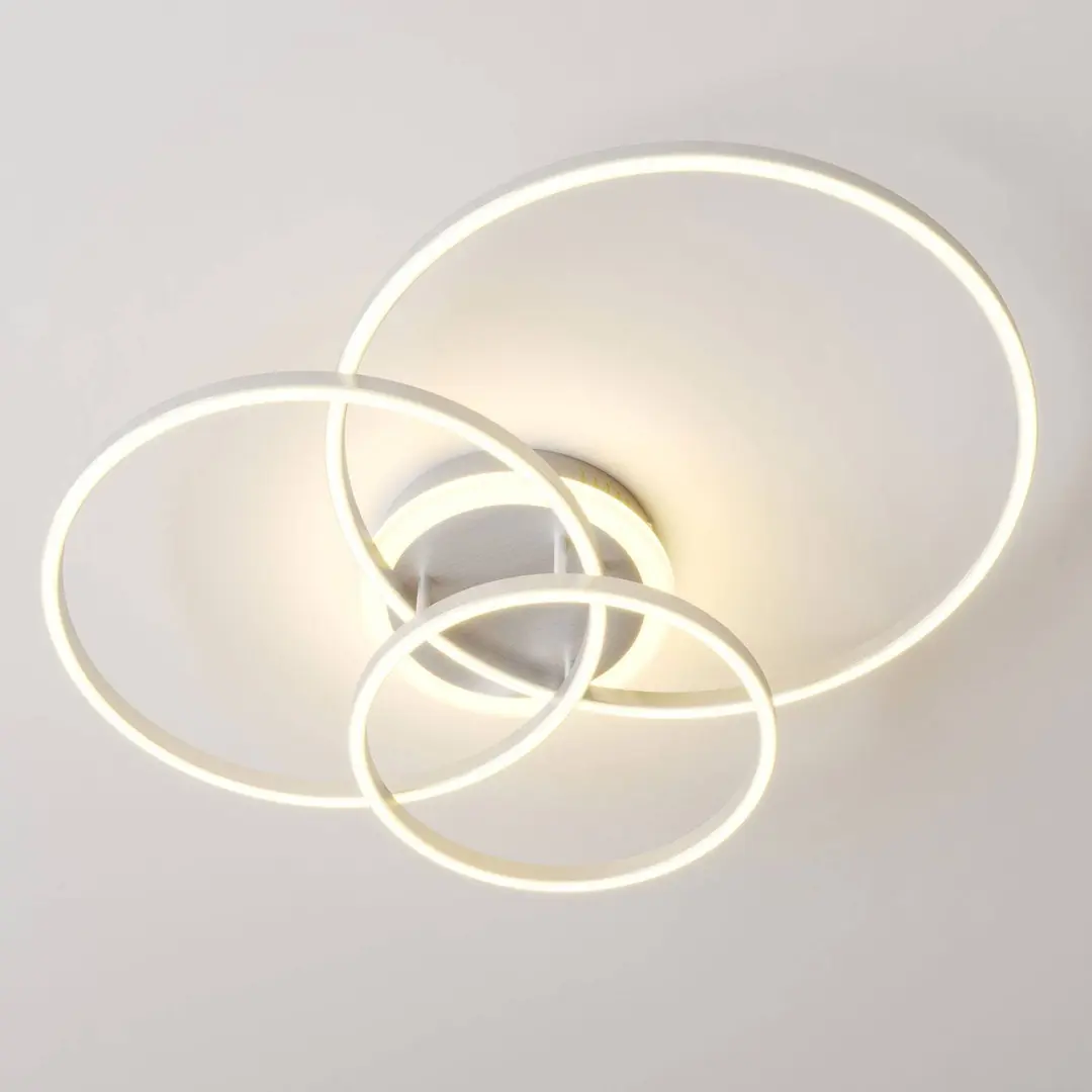 Lindby Smart LED-Deckenleuchte Tula, Fernbedienung, Tuya CCT