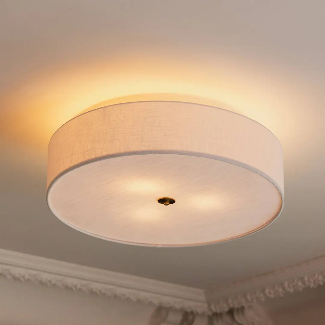 Globen Lighting Deckenleuchte Noah Ø 65 cm weiß