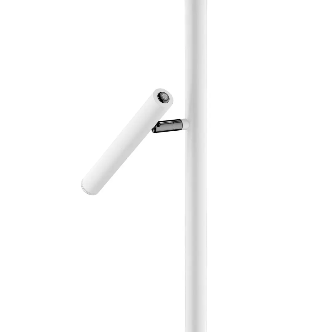 HELL LED-Stehleuchte Streak, 2-fl. mit Dimmer, weiß