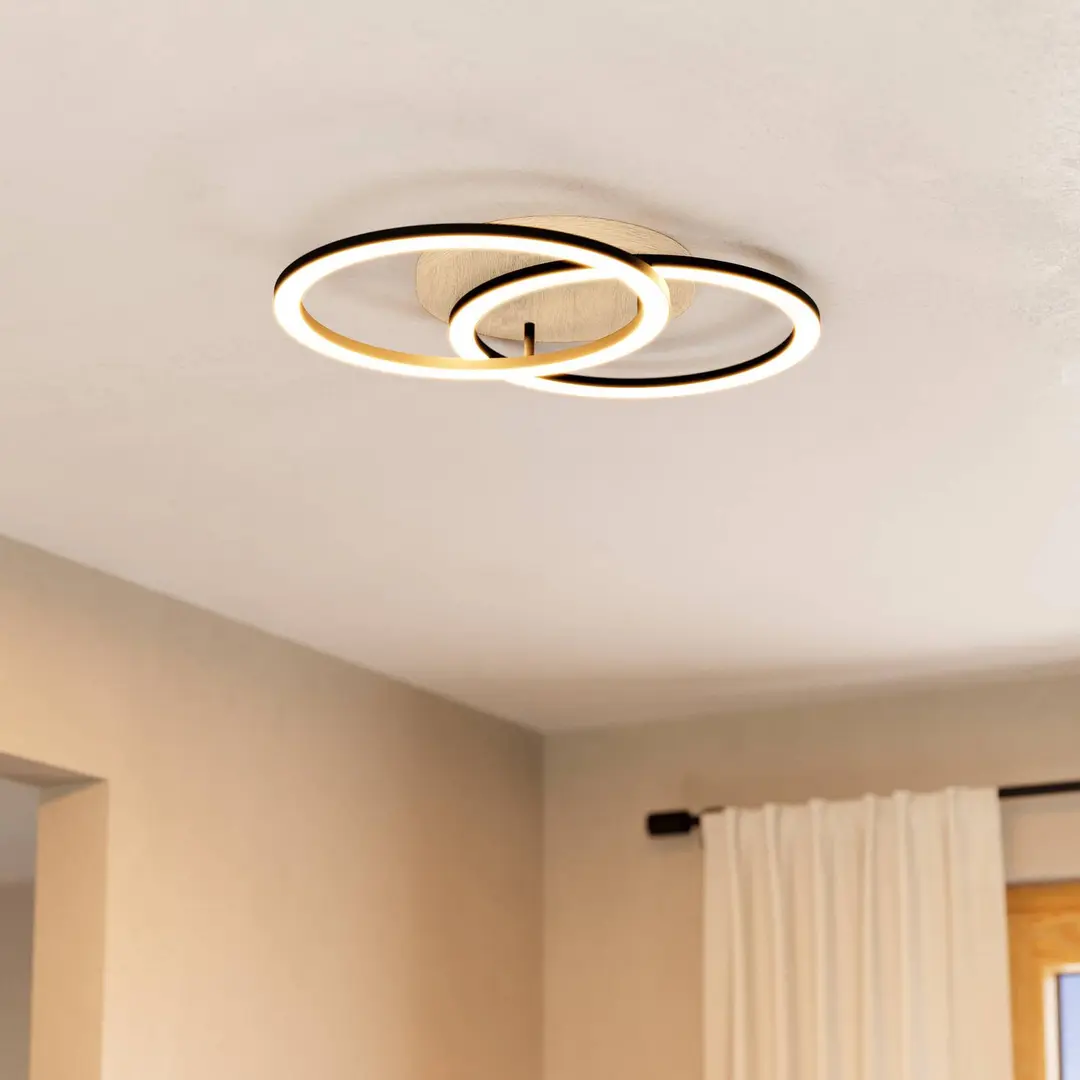 EGLO connect Smart-LED-Deckenlampe Lomaltas-Z, 58cm, 3800lm