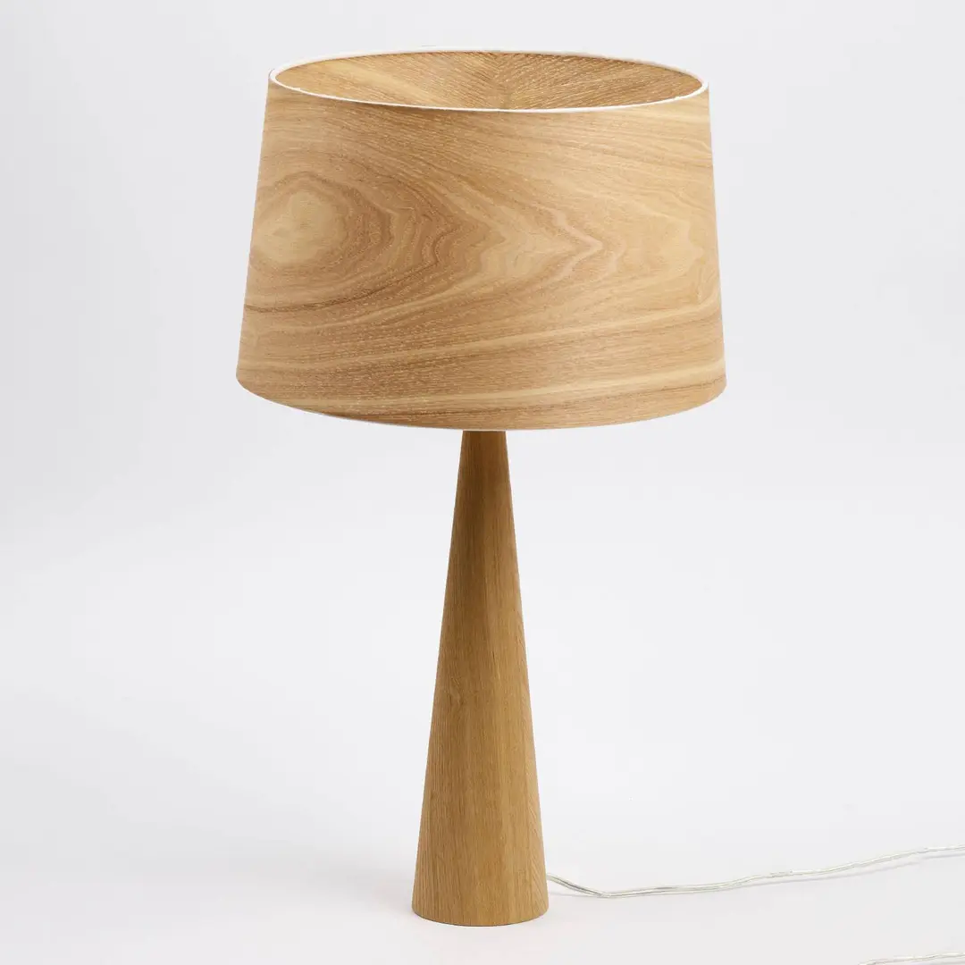 Aluminor Tischleuchte Totem LT in Naturholz-Optik
