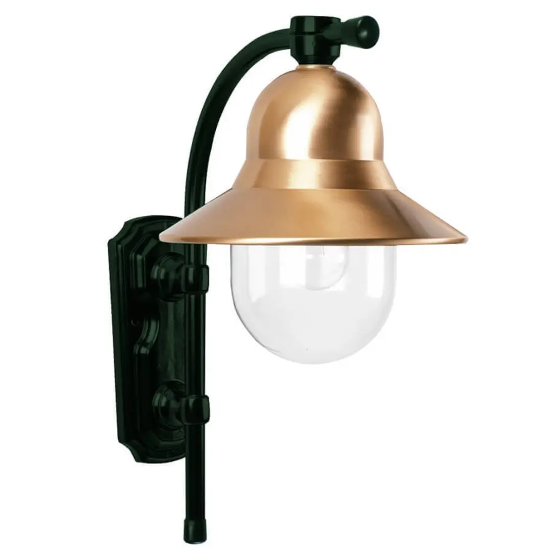 K.S. Verlichting Zeitlose Außenwandleuchte Toscane, grün