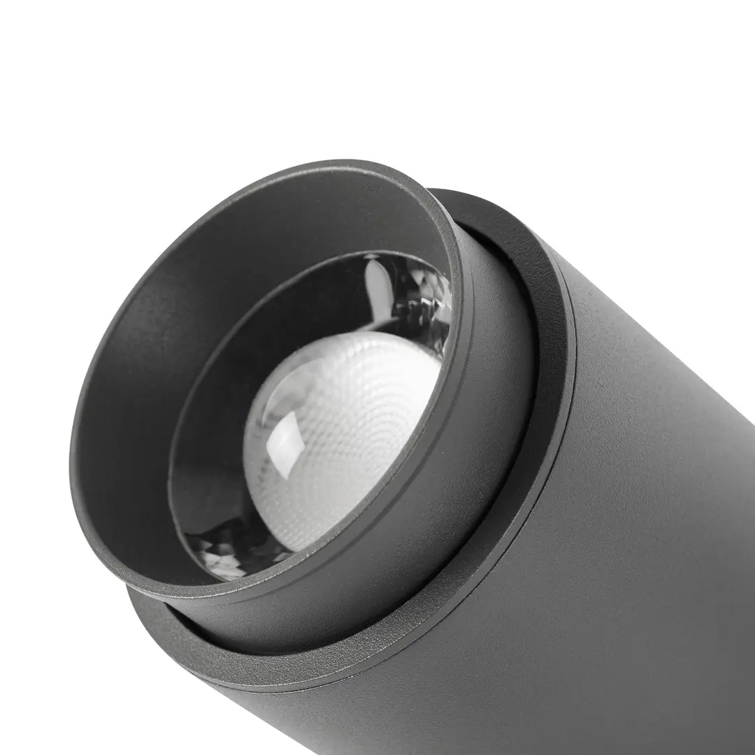 FARO BARCELONA LED-Außenwandstrahler Plom, dunkelgrau