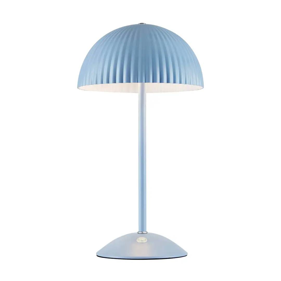 Markslöjd Tischleuchte Zin, blau, Eisen, Höhe 35,5 cm, G9