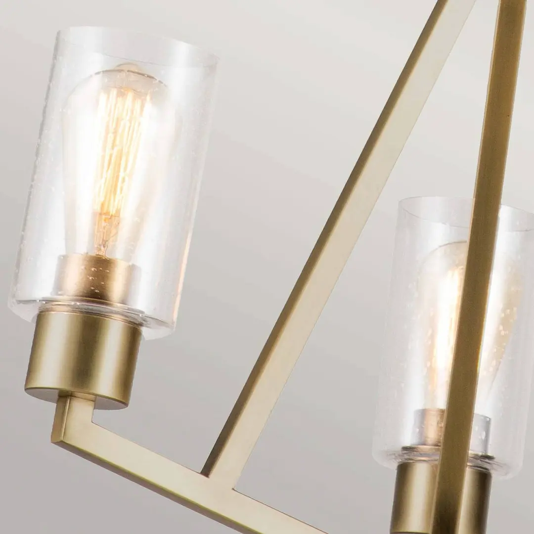 KICHLER Hängeleuchte Deryn, 3-flammig, messing
