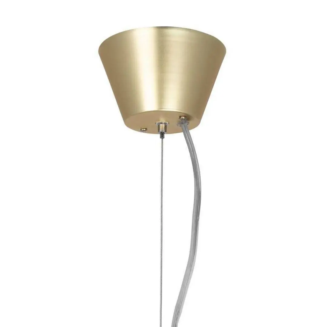 Globen Lighting Pendelleuchte Torrano, braun, Ø 30 cm