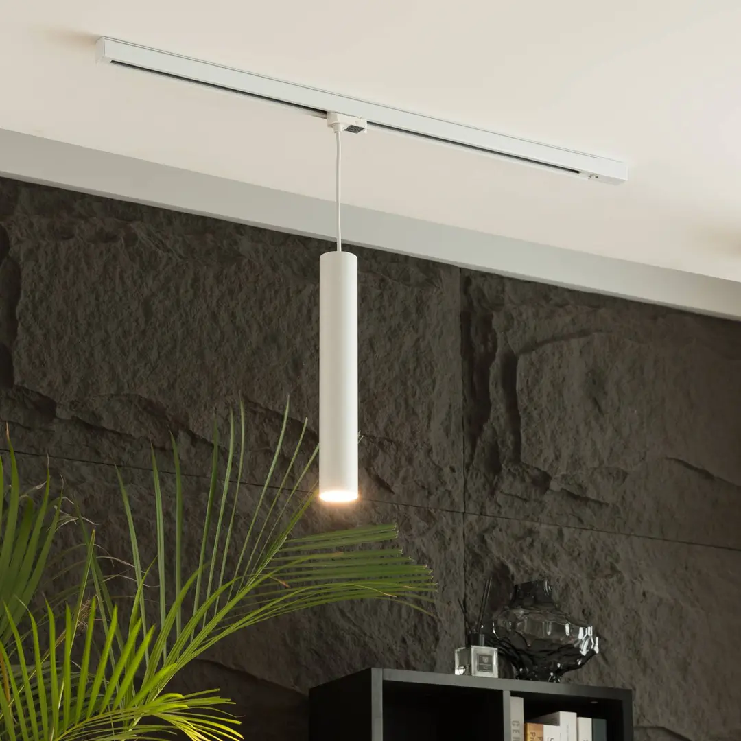 Arcchio Ejona Schienen-LED-Pendel weiß 6/40cm