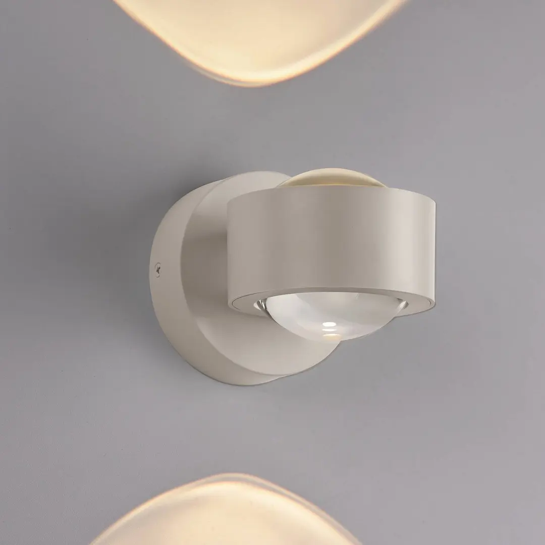 SCHÖNER WOHNEN LED-Wandlampe Chia, sandbrise 3.000 K up/down