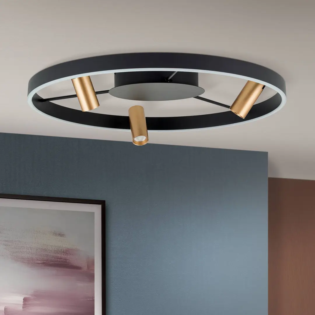 Orion LED-Deckenleuchte Berlin mit drei Strahlern