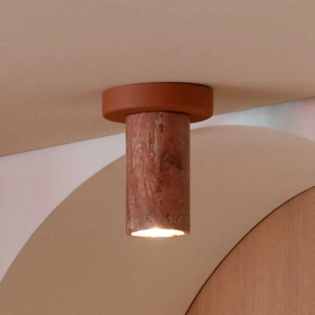 IT'S ABOUT ROMI Deckenlampe Tivoli terra Travertin Höhe 15cm