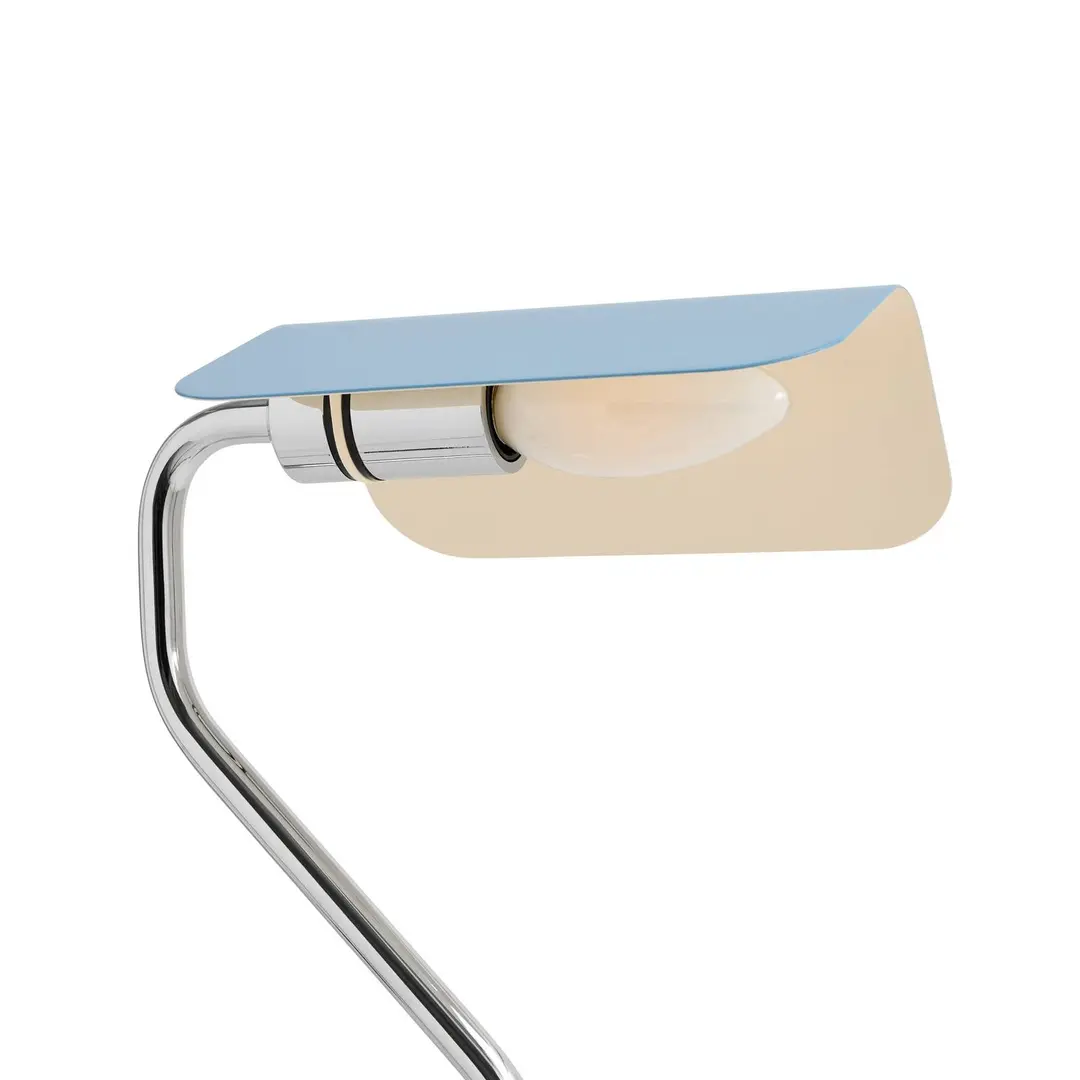 HAY Stehlampe Apex, pastellblau, Höhe 110 cm, E14, Stahl