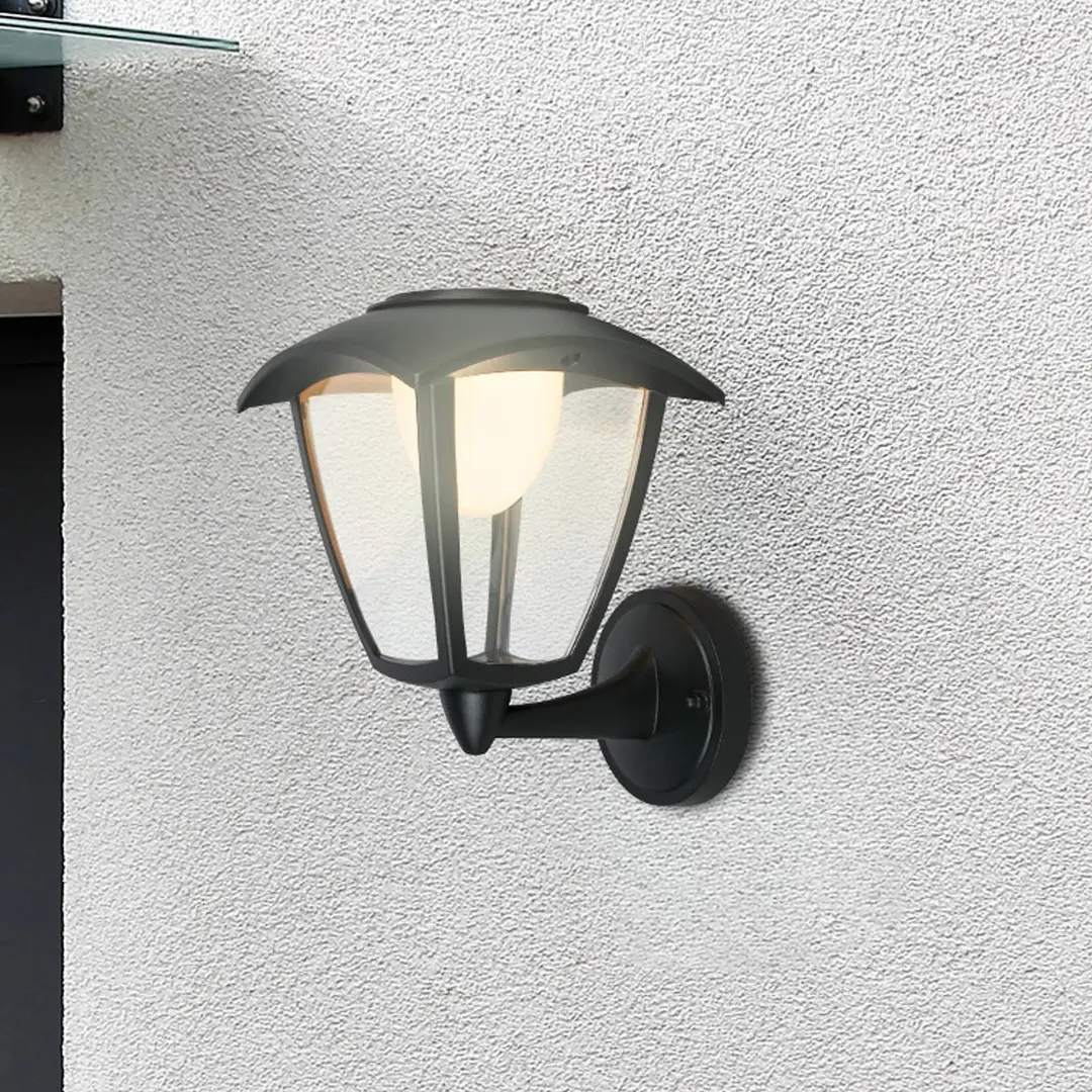 Briloner LED-Akku-Außenwandleuchte 3929015, schwarz, Touchdimmer