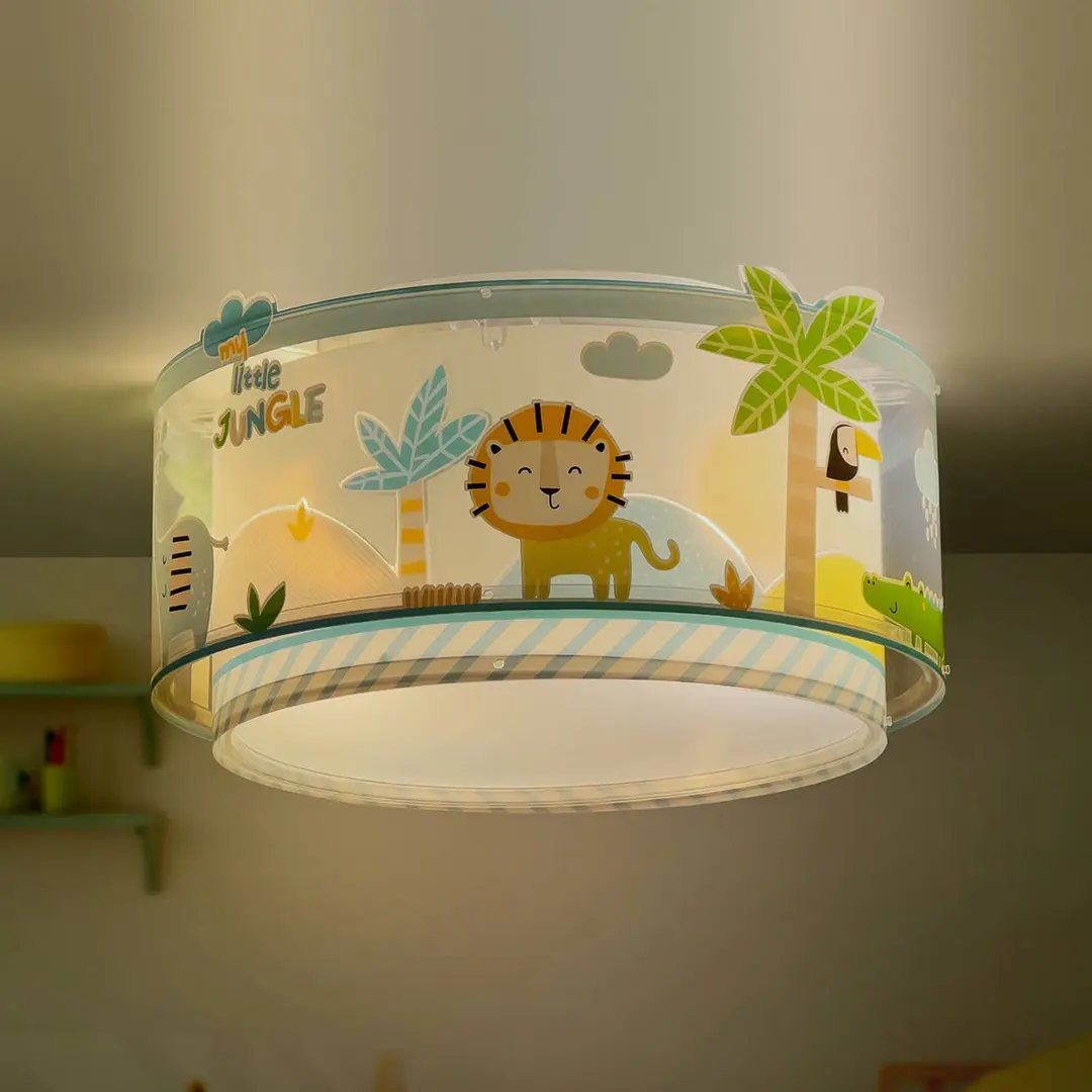 Dalber Deckenlampe LITTLE JUNGLE, weiß/gelb