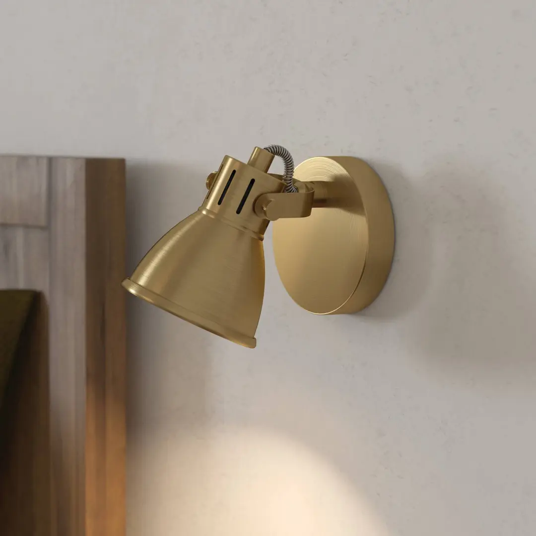 EGLO Wandspot Seras, messing-gold gebürstet, 1-flammig