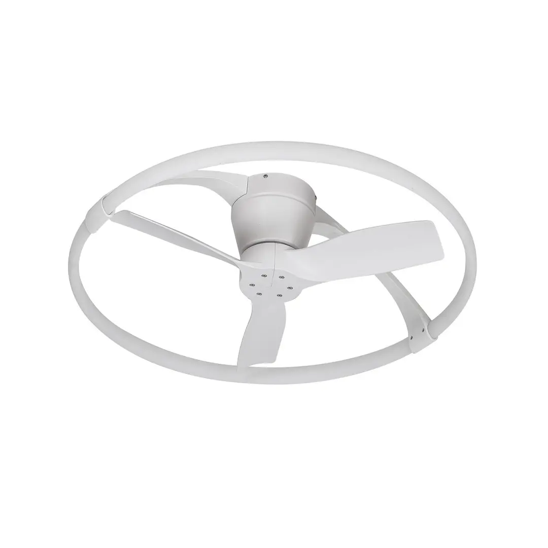 Mantra Iluminación LED-Deckenventilator Nepal Mini, App, weiß