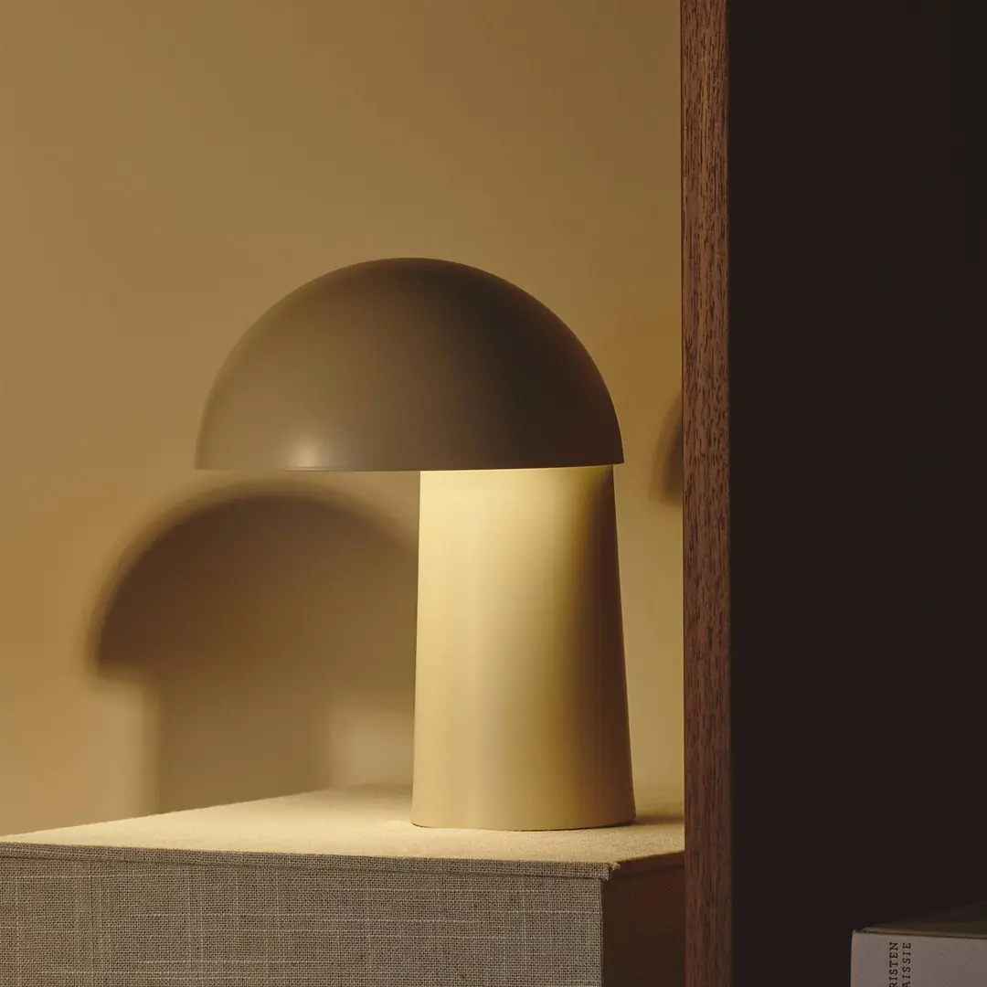 DFTP by Nordlux LED-Akkutischleuchte Faye Portable, beige, dimmbar, USB