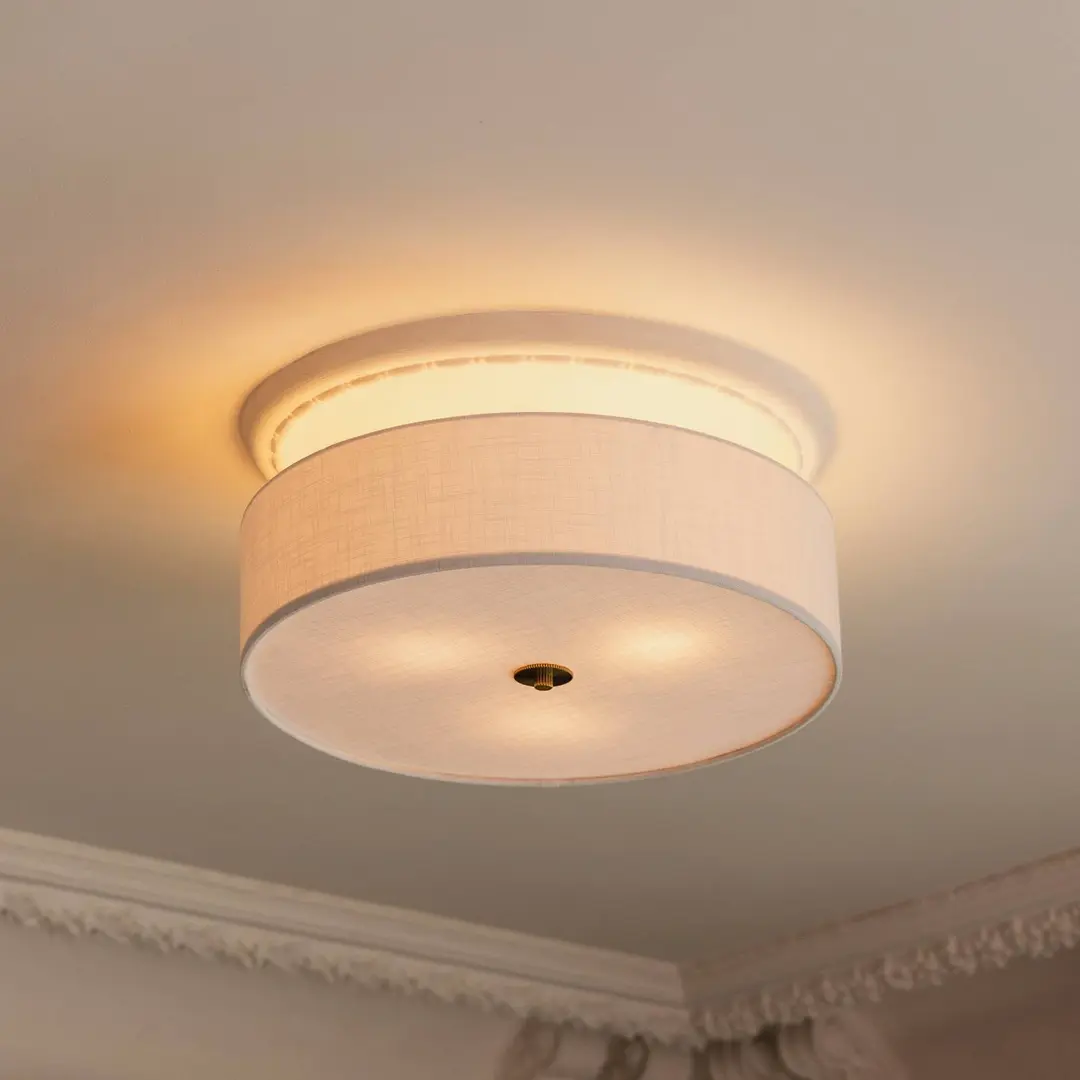 Globen Lighting Deckenleuchte Noah Ø 50 cm weiß