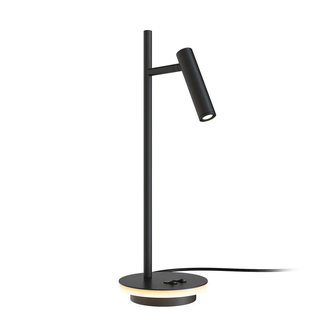 Maytoni LED-Tischleuchte Estudo, schwarz Höhe 45,5 cm Metall