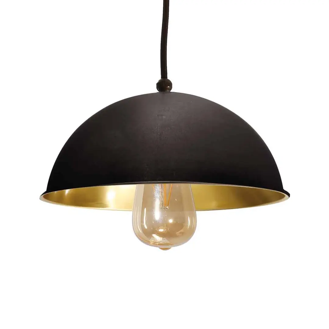 Moretti Luce Hängelampe Circle dezentriert 1fl messing brüniert