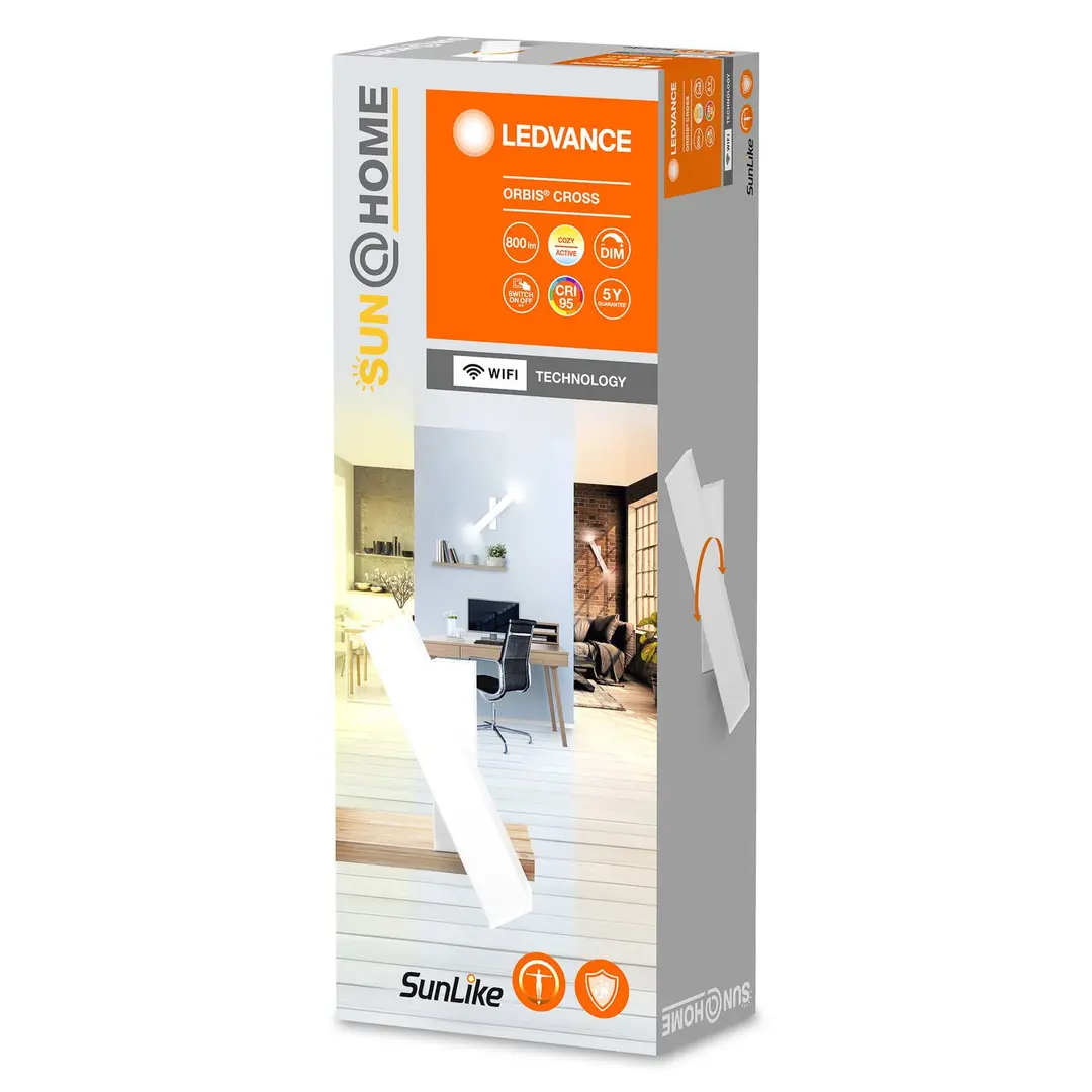 LEDVANCE SMART+ LEDVANCE SUN@Home Orbis Cross, LED-Wandleuchte