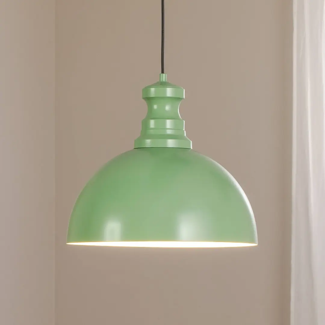 Opviq Pendelleuchte Kure, mintgrün, Metall, Ø 40 cm E27
