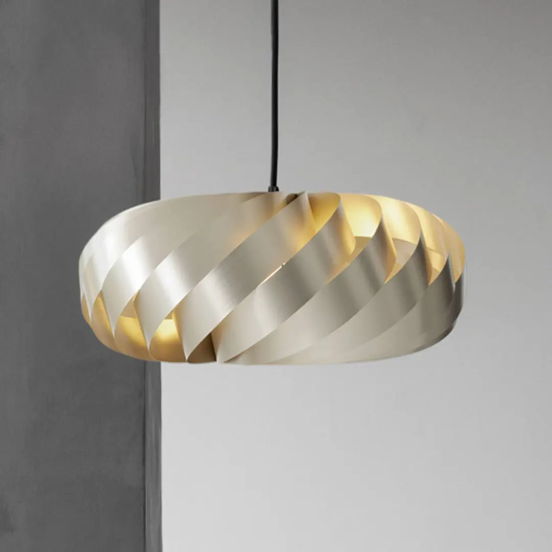 Tom Rossau Pendelleuchte TR5, Ø 60 cm, gold, Aluminium