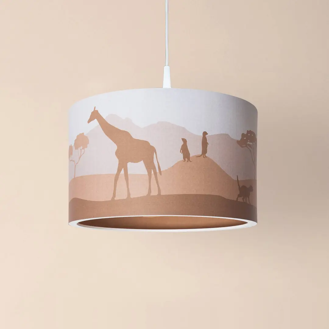Elobra Hängeleuchte 25/40 Scandi Savanne, Ø 38 cm, orange, E27