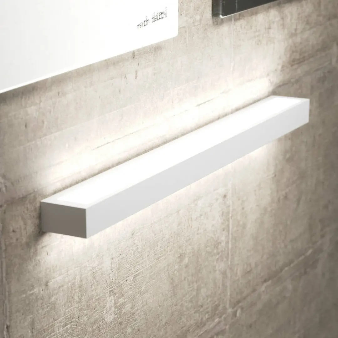 MCJ LED-Wandleuchte Mera, Breite 80 cm, weiß, 3000K