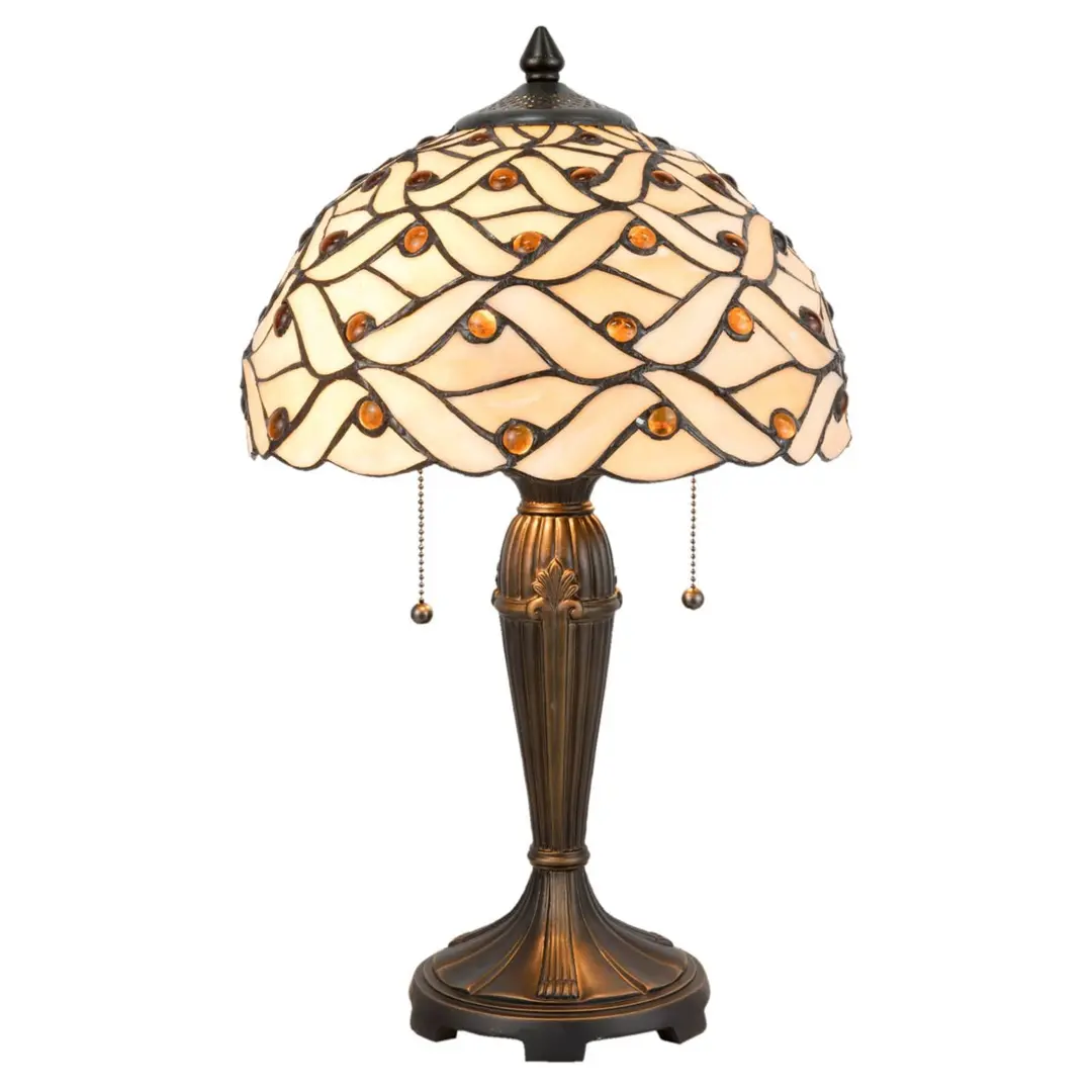 Clayre&Eef Tischleuchte 5181 im Tiffany-Design