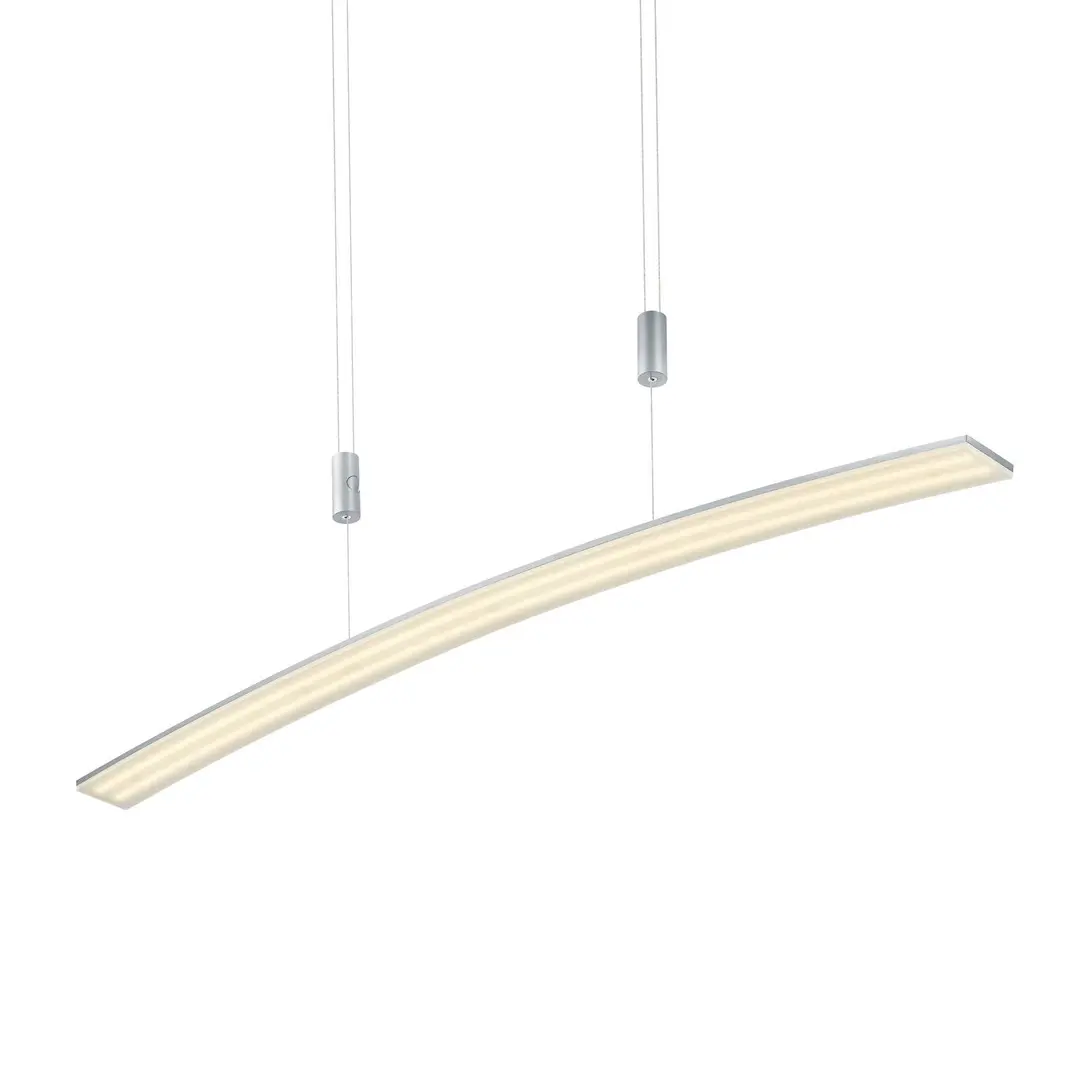 HELL LED-Pendelleuchte New Loire, aluminium