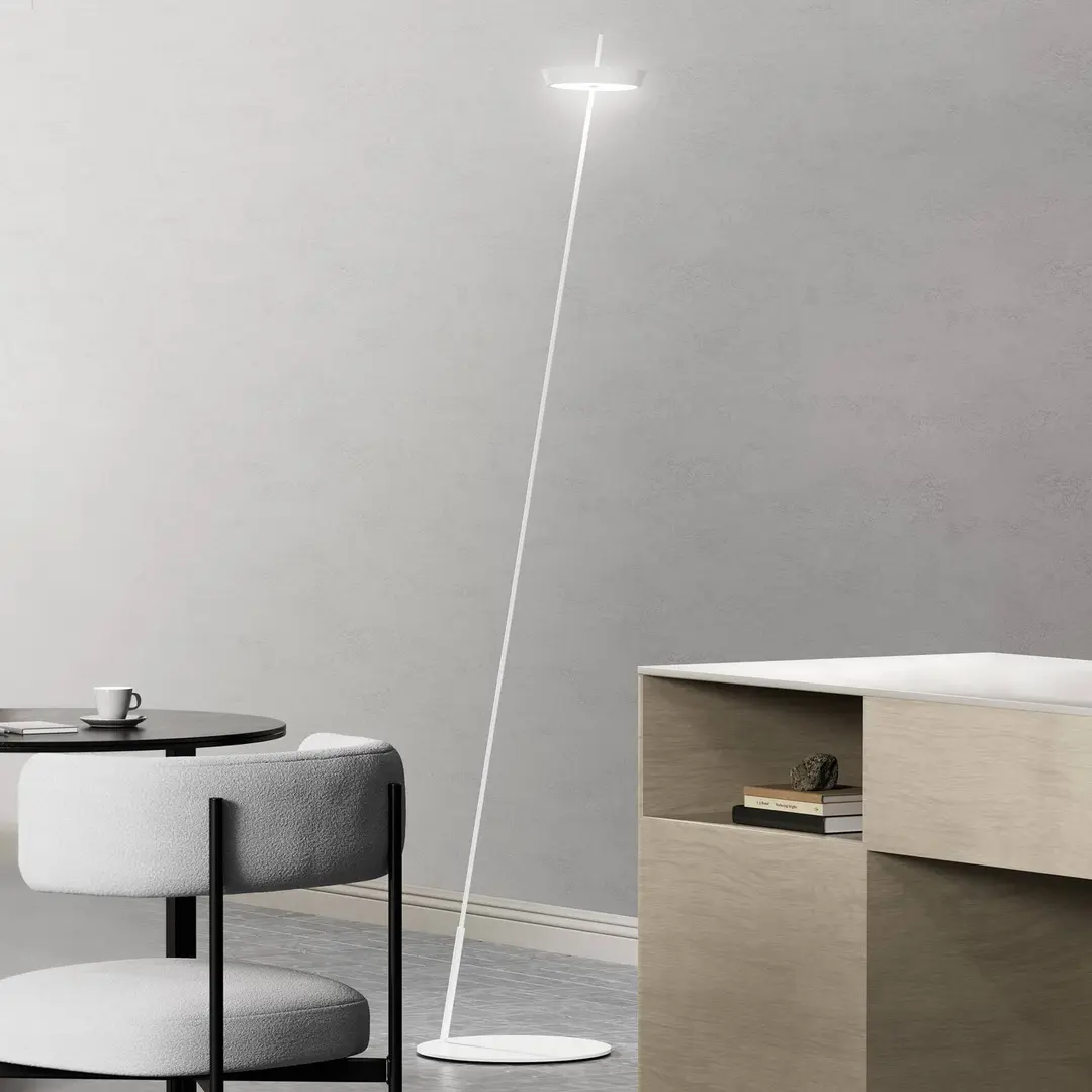 Sigor LED-Akku-Stehlampe Mahina, weiß, Höhe 130 cm, Metall, CCT