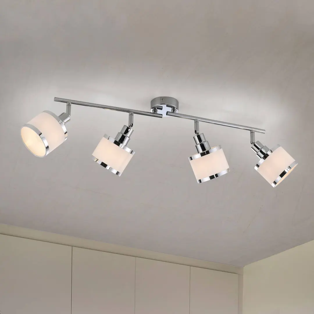 JUST LIGHT. GmbH Deckenstrahler Accor, vierflammig