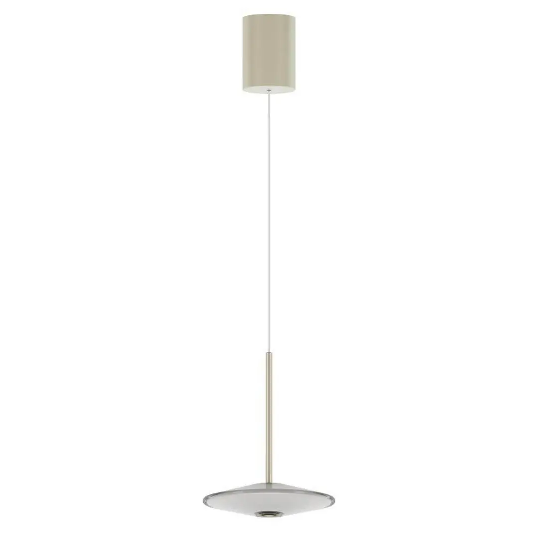 LOOM DESIGN LED-Pendelleuchte Solene, weiß, Glas, Ø 20 cm